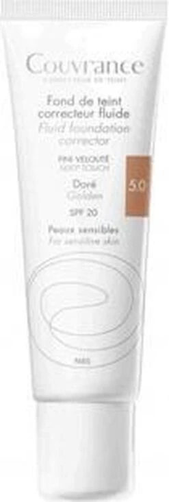 Avene Couvrance Fluid Foundation Corrector SPF20 30ml -Beroemde Cosmetica Winkel 405x1200 2