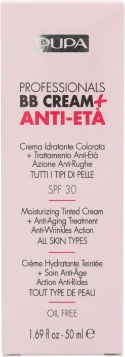 Pupa Milano Professionals BB Cream + Anti-Eta - 001 Nude -Beroemde Cosmetica Winkel 423x1200 3