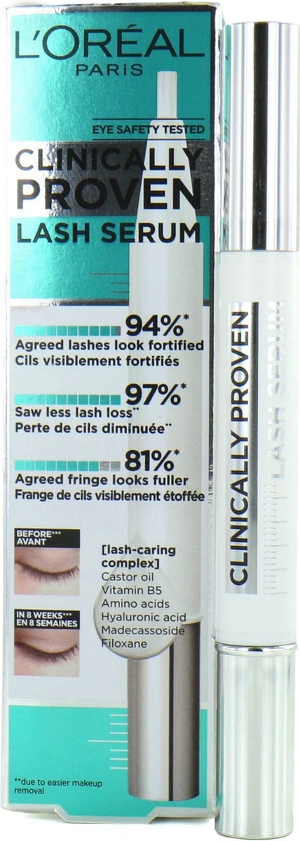 L'Oréal Paris Clinically Proven Wimperserum - 2 Ml 13 L'Oréal Paris Clinically Proven Wimperserum - 2 Ml - Afbeelding 11