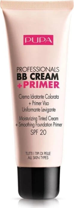 Pupa Milano Professionals BB Cream + Primer - Nude 001 -Beroemde Cosmetica Winkel 430x1200