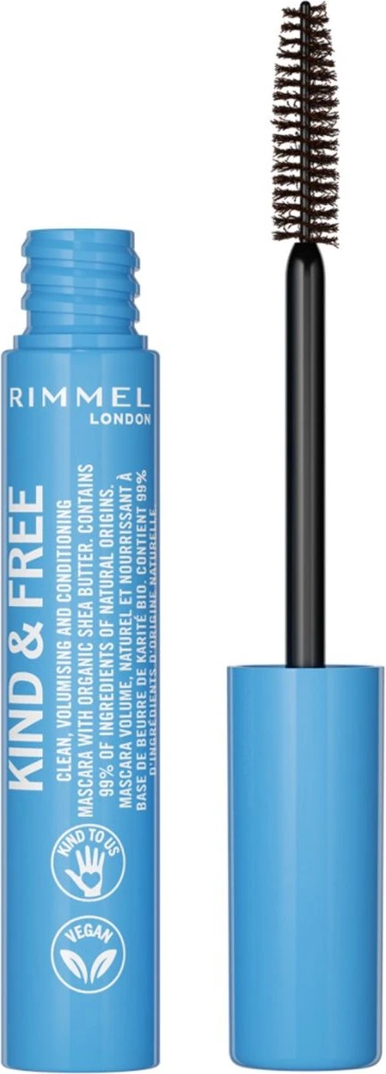 Rimmel London KIND & FREE Vegan Mascara - 002 Brown Black 3 Rimmel London KIND & FREE Vegan Mascara - 002 Brown Black