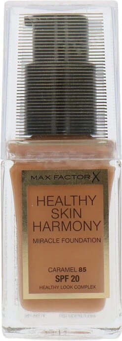 Max Factor Healthy Skin Harmony Foundation - 85 Caramel 26 Max Factor Healthy Skin Harmony Foundation - 85 Caramel -Beroemde Cosmetica Winkel 433x1200 2