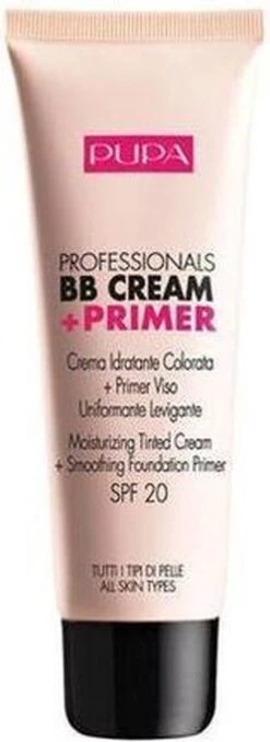 Pupa Milano Professionals BB Cream + Primer - Nude 001 -Beroemde Cosmetica Winkel 437x1200 6