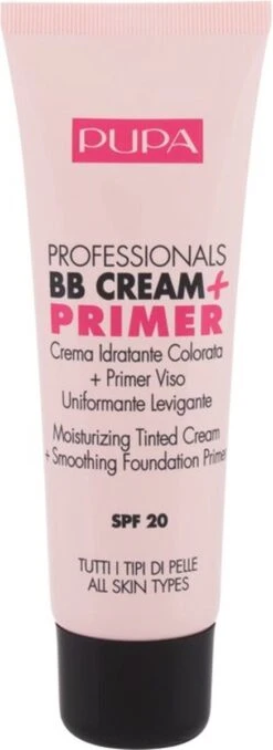 Pupa Milano Professionals BB Cream + Primer - Nude 001 -Beroemde Cosmetica Winkel 437x1200 7
