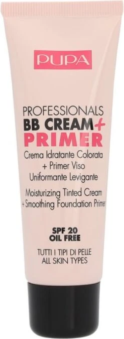 Pupa Milano Professionals BB Cream + Primer - Nude 001 -Beroemde Cosmetica Winkel 439x1200 5
