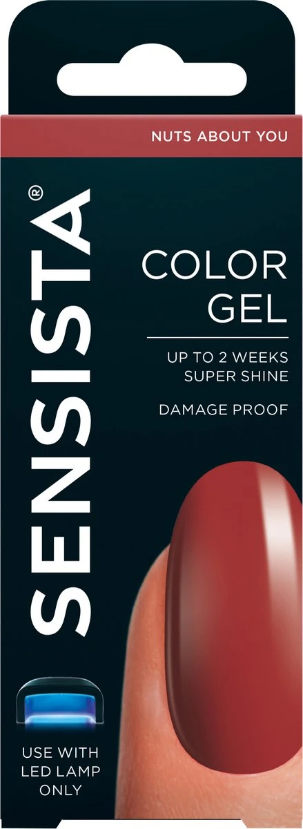 Sensista Color Gel Nuts About You - Bruin 6 Sensista Color Gel Nuts About You - Bruin - Afbeelding 4