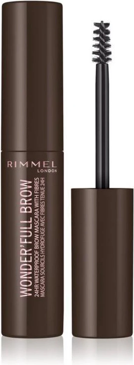 Rimmel London Wonder'full 24 Hour Brow Mascara - Wenkbrauwgel - 003 Dark Brown 7 Rimmel London Wonder'full 24 Hour Brow Mascara - Wenkbrauwgel - 003 Dark Brown - Afbeelding 5