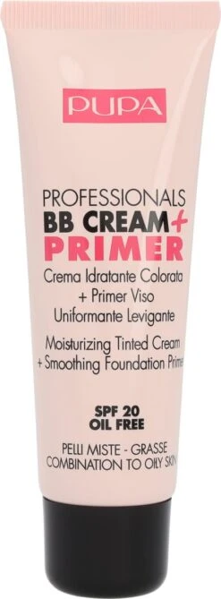 Pupa BB Cream + Primer For Combination To Oily Skin - 002 Sand 19 Pupa BB Cream + Primer For Combination To Oily Skin - 002 Sand -Beroemde Cosmetica Winkel 443x1200 2