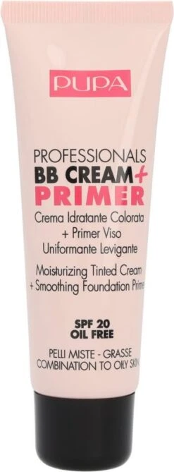 Pupa BB Cream + Primer For Combination To Oily Skin - 002 Sand 20 Pupa BB Cream + Primer For Combination To Oily Skin - 002 Sand -Beroemde Cosmetica Winkel 443x1200 3