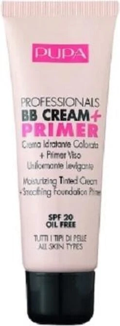Pupa Milano Professionals BB Cream + Primer - Nude 001 -Beroemde Cosmetica Winkel 444x1200 3