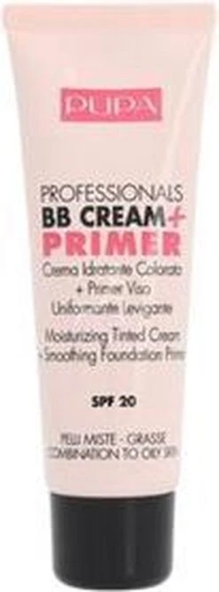 Pupa Milano BB Cream + Primer For Combination To Oily Skin - 001 Nude -Beroemde Cosmetica Winkel 444x1200 4