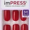 Kiss ImPRESS Press-on Manicure He's With Me- Kunstnagels - Nagels - Press On Nails - Plaknagels - Nepnagels - 30 Stuks - Beste Kwaliteit -Beroemde Cosmetica Winkel 446x1200 1