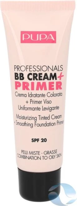Pupa BB Cream + Primer For Combination To Oily Skin - 002 Sand 22 Pupa BB Cream + Primer For Combination To Oily Skin - 002 Sand -Beroemde Cosmetica Winkel 449x1200 1