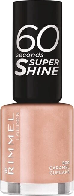 Rimmel London Rimmel 60 Seconds Super Shine - 500 Caramel Cupcake -Beroemde Cosmetica Winkel 456x1200 2