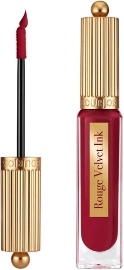 Bourjois Rouge Velvet Ink Lippenstift - 010 Re(d) Belle -Beroemde Cosmetica Winkel 555x1200 1