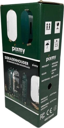 PIXMY® - Wit - Sieradenhouder - Oorbellenrekje - Sieradenrekje - Sieraden Organizer - Sieraden Doos - Sieraden Opbergen -Beroemde Cosmetica Winkel 600x1200 7