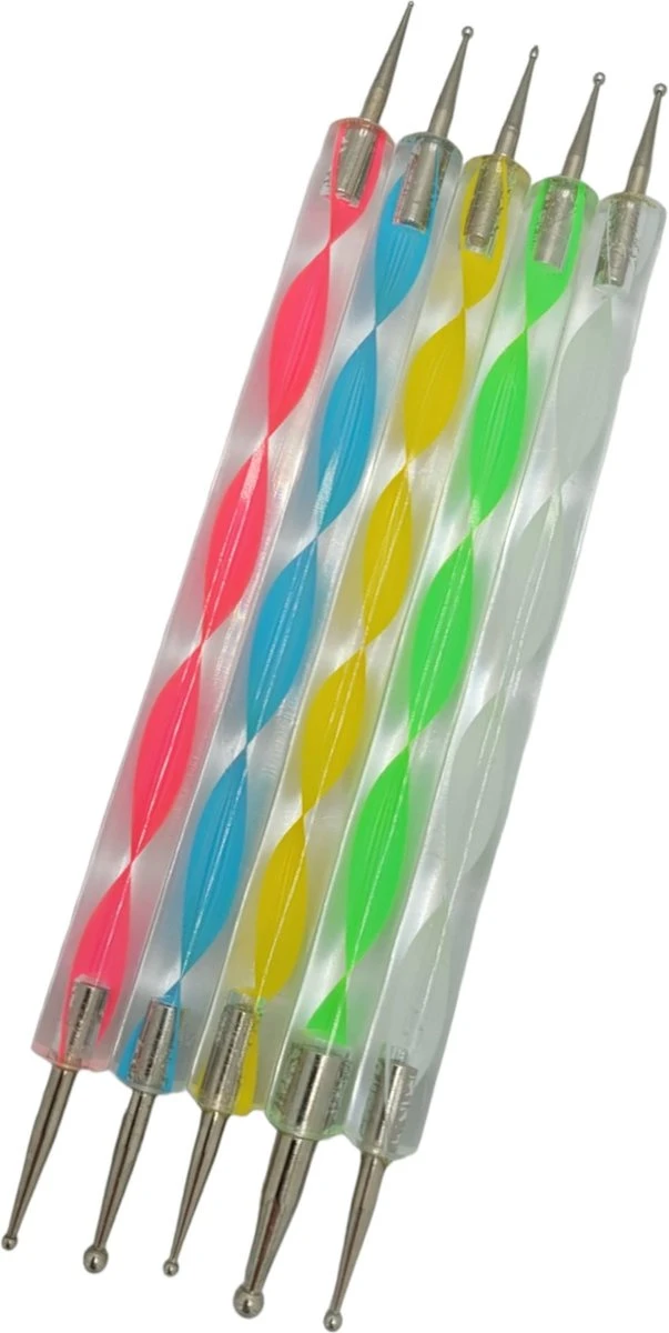 Nagels Dotting Tools - Nail Art - Dotting Pen - ODaani 3 Nagels Dotting Tools - Nail Art - Dotting Pen - ODaani
