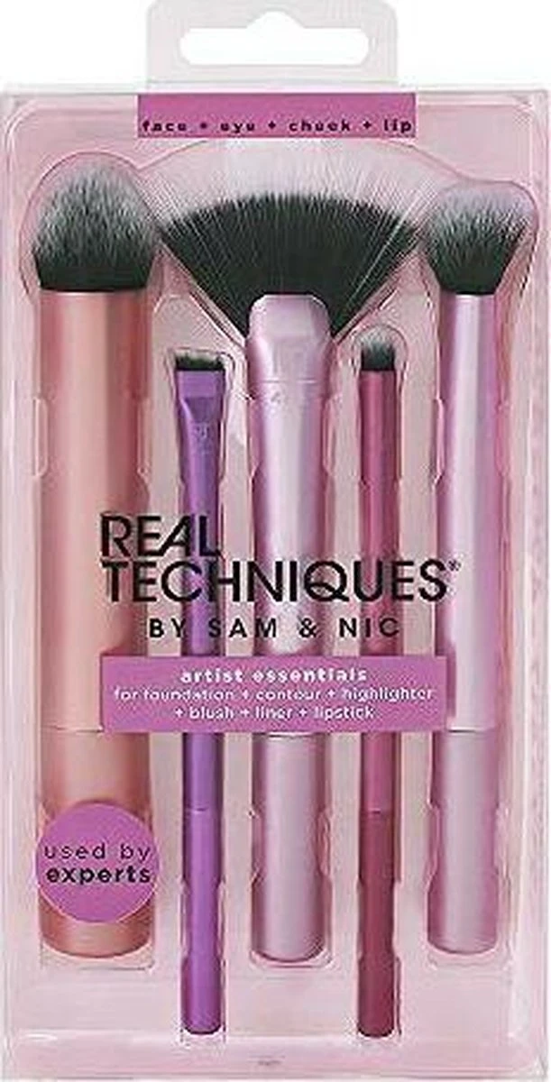 Make-up Borstel Set Artist Essentials Real Techniques (5 Pcs) 7 Make-up Borstel Set Artist Essentials Real Techniques (5 Pcs) - Afbeelding 5