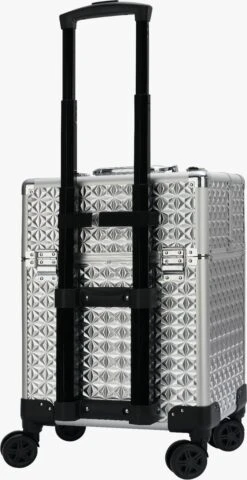 Beauty Koffer Zilver | Beautycase / Beautykoffer / Trolley Van Aluminium - 8 Wielen - Kapper Koffer - Tattoo Koffer - Nagel Koffer - Make-up Koffer -Beroemde Cosmetica Winkel 617x1200 4