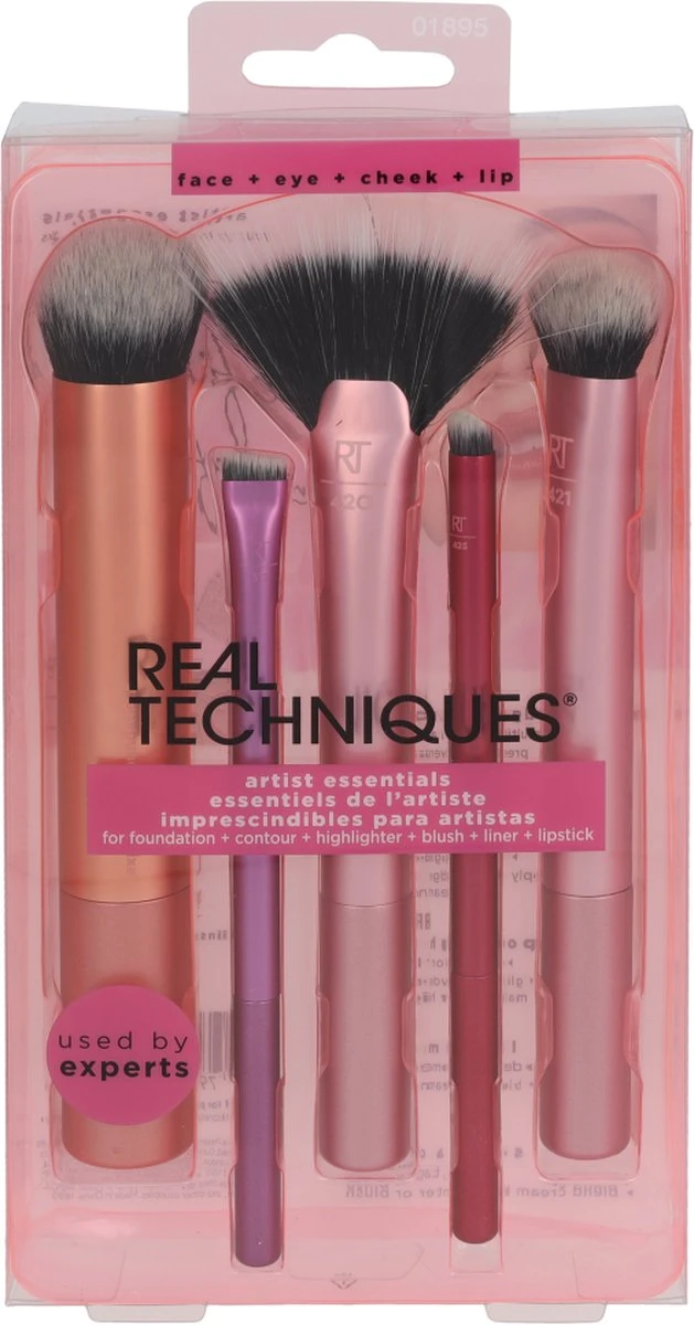 Make-up Borstel Set Artist Essentials Real Techniques (5 Pcs) 9 Make-up Borstel Set Artist Essentials Real Techniques (5 Pcs) - Afbeelding 7