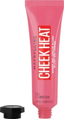 Maybelline Cheek Heat Cream Blush - 20 Rose Flash -Beroemde Cosmetica Winkel 645x1200 2
