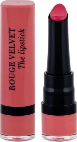 Bourjois Rouge Velvet Lippenstift - 002 Flaming'rose -Beroemde Cosmetica Winkel 654x1200