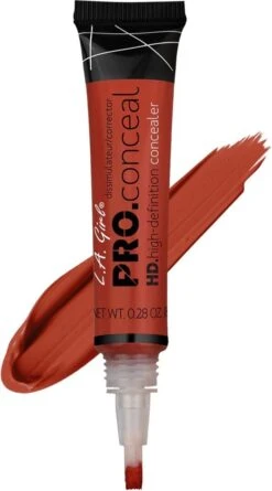 L.A. Girl - HD Pro Concealer - GC990 - Orange - Corrector - Oranje - Medium Tot Donkere Huid - Cruelty Free - 8 G -Beroemde Cosmetica Winkel 666x1200