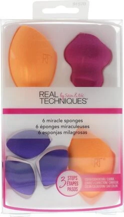 Real Techniques 6 Miracle Sponges - Make-up Spons 26 Real Techniques 6 Miracle Sponges - Make-up Spons -Beroemde Cosmetica Winkel 688x1200 2