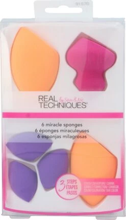 Real Techniques 6 Miracle Sponges - Make-up Spons 25 Real Techniques 6 Miracle Sponges - Make-up Spons -Beroemde Cosmetica Winkel 691x1200 4