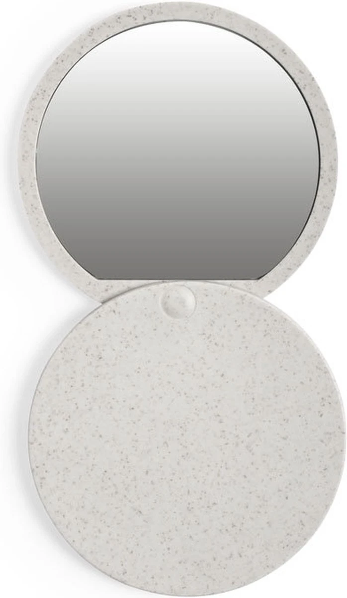 Merkloos Make-up Spiegel - Zakspiegel - Reisspiegel - Rond - Compact - Uitschuifbaar - Dames - 7 Cm - Tarwestro - ABS - Naturel 4 Merkloos Make-up Spiegel - Zakspiegel - Reisspiegel - Rond - Compact - Uitschuifbaar - Dames - 7 Cm - Tarwestro - ABS - Naturel - Afbeelding 2