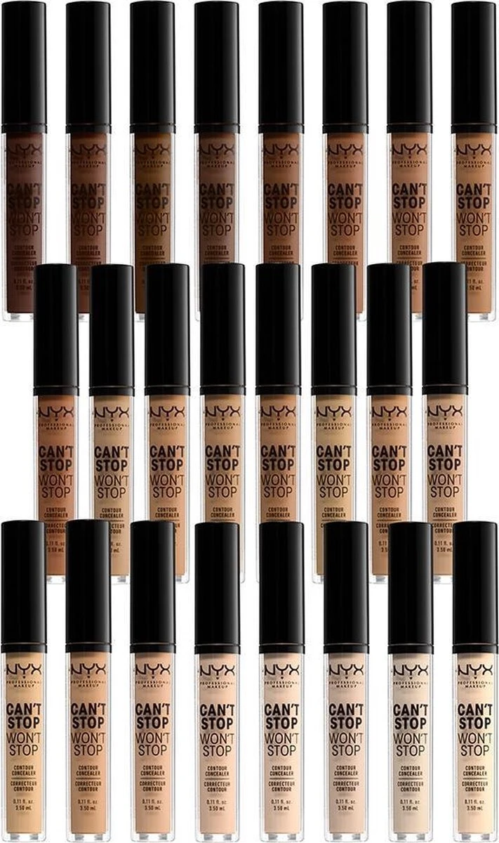 NYX Professional Makeup - Can't Stop Won't Stop Concealer - Beige 7 NYX Professional Makeup - Can't Stop Won't Stop Concealer - Beige - Afbeelding 5