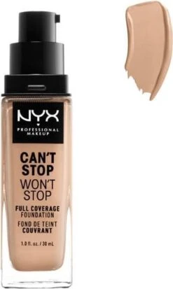 NYX Professional Makeup - Can't Stop Won't Stop Foundation - Natural -Beroemde Cosmetica Winkel 718x1200