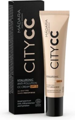 MÁDARA Anti-Pollution CC Cream SPF15 Medium Beige 40ml - Hyaluronzuur -UVA/UVB 22 MÁDARA Anti-Pollution CC Cream SPF15 Medium Beige 40ml - Hyaluronzuur -UVA/UVB -Beroemde Cosmetica Winkel 757x1200 2