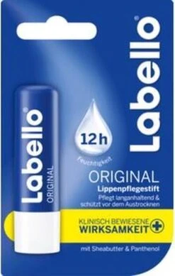 Labello - Lippenbalsem Classic - Lipverzorging - Lipbalm - Droge Lippen - 24 Uurs Werking - Dames - Meisjes - Kunststof - Blauw -Beroemde Cosmetica Winkel 761x1200 2