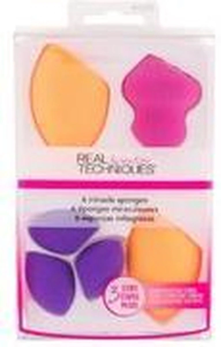 Real Techniques 6 Miracle Sponges - Make-up Spons 18 Real Techniques 6 Miracle Sponges - Make-up Spons - Afbeelding 16