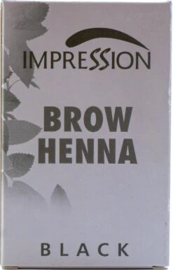 Impression Henna Wenkbrauwverf | Zwart | Black | Noir | Brow Henna | Goed Voor Meer Dan 20 Behandelingen -Beroemde Cosmetica Winkel 768x1200 2