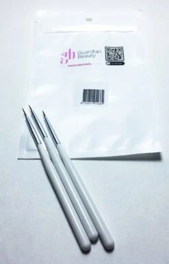 Merkloos Nagel Art Kwast Voor Decoratie 2 Sets Van 3 Elk | Nail Art - Nail Brush -Beroemde Cosmetica Winkel 769x1200