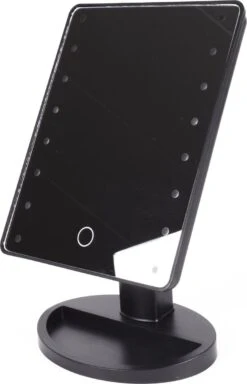 Benson Make Up Spiegel - LED Touch - Dimbaar - 16 Leds - Zwart