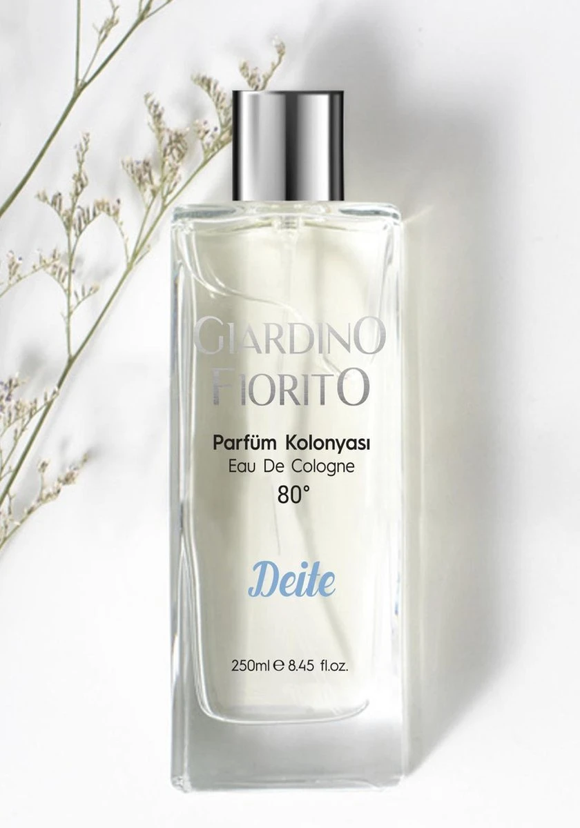 Giardino Fiorito | Deite | Parfum Cologne | 80 Graden | Eau De Cologne | Transparant | Fles | Spray | 250 ML 4 Giardino Fiorito | Deite | Parfum Cologne | 80 Graden | Eau De Cologne | Transparant | Fles | Spray | 250 ML - Afbeelding 2