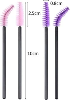 Vardaan Wegwerp Wimper & Wenkbrauw Borstels - Mascara Borsteltjes - Paarse & Roze Borsteltjes Voor Makeup - Mascara Borstel - 50 Stuks -Beroemde Cosmetica Winkel 843x1200 1