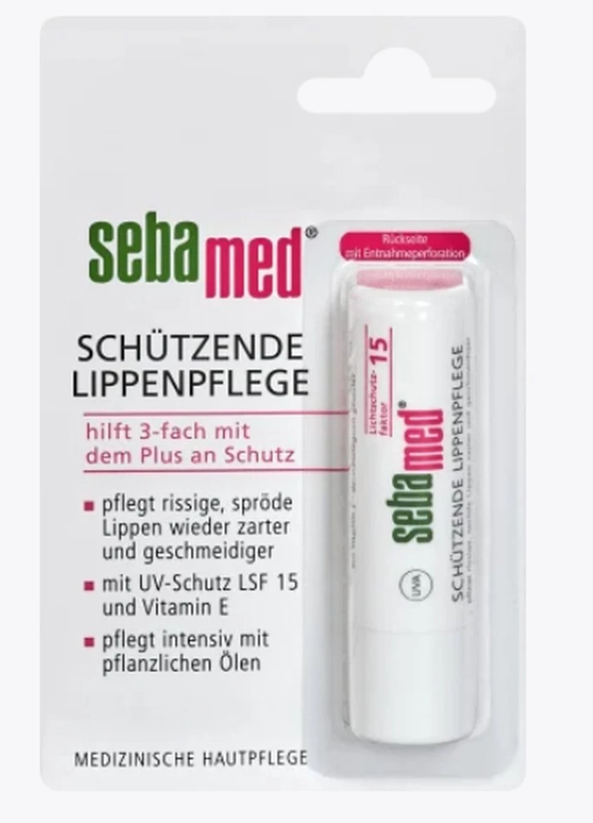 Sebamed Beschermende Lipbalsem - SPF 15 - 4.8 Gr. 3 Sebamed Beschermende Lipbalsem - SPF 15 - 4.8 Gr.