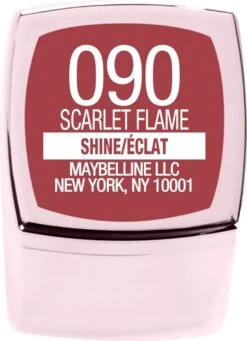 Maybelline Color Sensational Shine Compulsion Lippenstift - 90 Scarlet Flame -Beroemde Cosmetica Winkel 868x1200 5