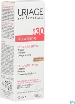 Uriage Roséliane Cc Crème Spf30 24 Uriage Roséliane Cc Crème Spf30 -Beroemde Cosmetica Winkel 874x1200