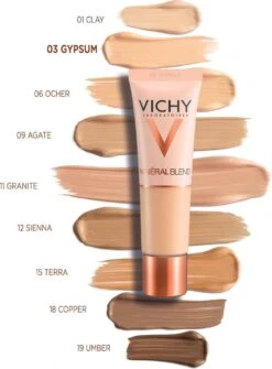 Vichy Minéralblend Foundation - 03 Gymsum - 30 Ml -Beroemde Cosmetica Winkel 886x1200