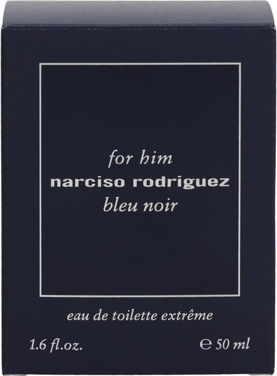 Narciso Rodriguez Blue Noir For Him Extrˆme - 50 Ml - Eau De Toilette Spray - Herenparfum 6 Narciso Rodriguez Blue Noir For Him Extrˆme - 50 Ml - Eau De Toilette Spray - Herenparfum - Afbeelding 4