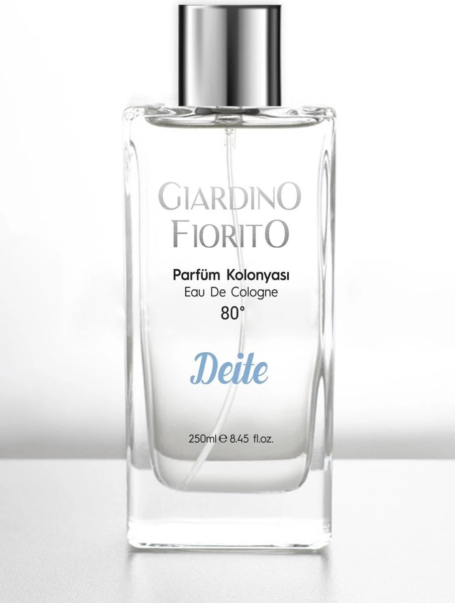 Giardino Fiorito | Deite | Parfum Cologne | 80 Graden | Eau De Cologne | Transparant | Fles | Spray | 250 ML 3 Giardino Fiorito | Deite | Parfum Cologne | 80 Graden | Eau De Cologne | Transparant | Fles | Spray | 250 ML