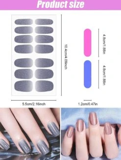GUAPÀ® Nagelstickers & Nail Wraps - Nail Art - Nagel Folie - Diverse Kleuren Nail Wrap - 20 Vellen Nagelstickers -Beroemde Cosmetica Winkel 909x1200