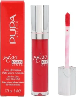 PUPA Milano 020032A305 Lipgloss 5 Ml 305 Essential Red -Beroemde Cosmetica Winkel 934x1200
