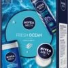 Nivea Men GP 'Fresh Ocean' Deo Fresh Ocean 150ml+ Fresh Care Kit Creme + Douche Gel 250ml - Mannen - Cadeau Geschenkverpakking - Geschenk Verzorging -Beroemde Cosmetica Winkel 934x1200 7