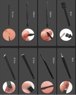 Fritzline© Professionele Manicureset 16-delig | Nagelset Incl. Nagelvijl & Nagelknipper | Lederen Blauwe Etui | Manicure Pedicure Set -Beroemde Cosmetica Winkel 965x1200